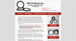 Desktop Screenshot of ablproducts.com